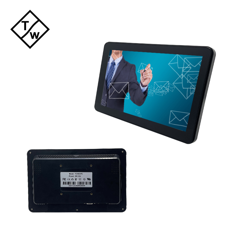 10,1 дюймовая IPS Светодиодная панель 1280*800 Емкостный сенсорный монитор HD VGA вход