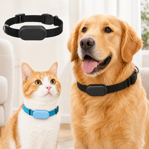 Localisateur mondial étanche, mini traceur <span class=keywords><strong>GPS</strong></span> pour chat et chien, dispositif de suivi en silicone, collier pour animaux de compagnie, compatible Apple IOS et Android <span class=keywords><strong>SmartTag</strong></span> - Product Image 1