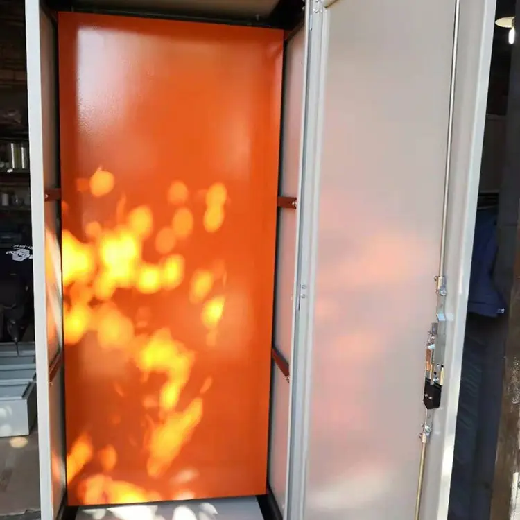 RAL 2004 Orange Epoxy Polyester Paint Powder Coating Spray Cabinet Shelves Metal Fabrication Paint Usage