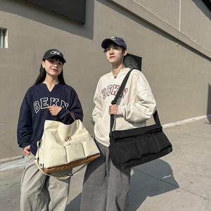 Trendy Cool Multi-Functional Cross-Body Gym Bag <b>Luggage</b> Bag Weekender Duffel Casual Versatile Spot Travel Tote Duffel Bag - Product Image 3