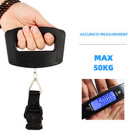 50kg/10g Express Travel Balance de pêche électronique Balance domestique portable