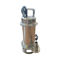 Pompe à eau électrique centrifuge multifonctionnelle de 0,5 CV pour le traitement des eaux usées, avec acier inoxydable pour le rejet des eaux usées