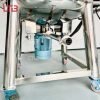 Homogénéisateur de chauffage de haute qualité en remuant la machine de mélange de mélange de savon liquide chimique industriel shampooing détergent Lotion