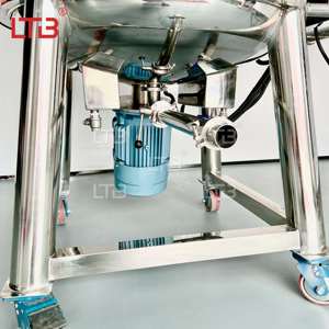 Homogénéisateur de chauffage de haute qualité en remuant la <span class=keywords><strong>machine</strong></span> de mélange de mélange de savon liquide chimique industriel shampooing détergent Lotion - Product Image 6