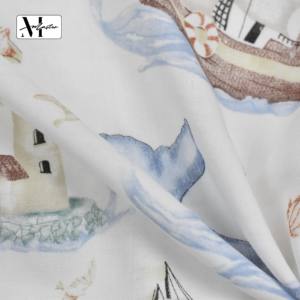 Vêtements pour bébés sans produits chimiques, bavoirs, langes, ensembles de literie, hypoallergéniques, durables, certifiés GOTS, en coton et <span class=keywords><strong>bambou</strong></span> imprimé - Product Image 2