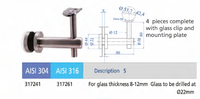 Accessoires de balustrade en acier inoxydable : connecteurs de tube, supports de fixation et accessoires de garde-corps pour balcon