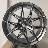 Jantes multi-rayons en alliage d'aluminium usiné compatibles avec les modèles 3 Series Audi A4 Deep Blue Arrizo 8 UNIV/Golf Magotan