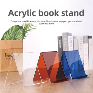 Support de présentation de livres en acrylique transparent pour bureau, pour livres A4/A5/A6, vente directe d'usine, sur mesure, best-seller - Product Image 3