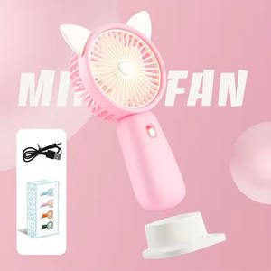 Kipas mini genggam, kipas angin mini genggam dengan fungsi ponsel, Senter, usb dapat diisi ulang, Dioperasikan dengan baterai - Product Image 1