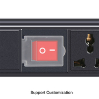 Multiprise PDU personnalisée multi-ports pour salle informatique et rack de serveur
