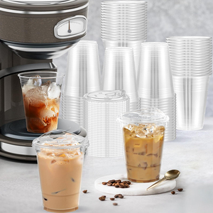 Vaso Desechable de PP Esmerilado de Doble Pared de 90 mm para Bebidas Frías, Helados y Jugos de Frutas, Suministro de Fábrica - Product Image 4