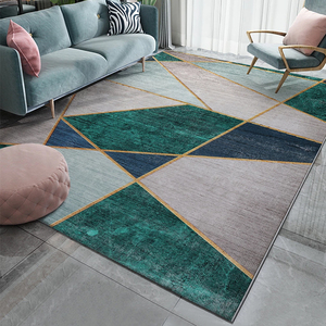 2025 moquette in poliestere moderna su misura modello astratto fatto a macchina tappeti per uso domestico per soggiorno divano camera da letto rivestimenti per pavimenti - Product Image 4