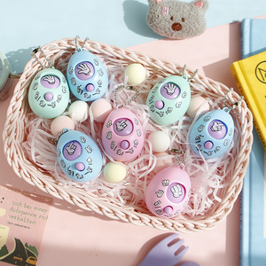 Vui Vẻ Ngón Tay Đoán Trò Chơi Rock Giấy Kéo Xoắn Trứng Keychain Ngón Tay Con Quay Đồ Chơi - Product Image 2