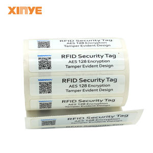 저가 UHF 미니 NFC 맞춤형 <span class=keywords><strong>RFID</strong></span> 태그 자산 보안 라벨 QR 코드 인코딩 바코드 데이터 용지 방수 1-8m 판독 가능 - Product Image 4