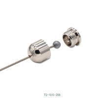 Système de suspension de plafond en fil de cuivre et en laiton OEM, kit de suspension de lumière