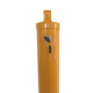 屋外ドライブウェイ取り外し可能なアルミニウムセキュリティポストロードサイドメタルモバイルボラードストリート歩道交通バリア - Product Image 2