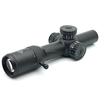 Lunette de visée Karrina Optics LPVO 1-10X28 FFP avec illumination rouge, 6 niveaux de luminosité, mise au point latérale, tube de 34 mm, lunette de visée tactique pour la chasse