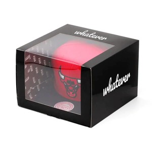 Bán buôn tùy chỉnh các tông gấp mũ bóng chày bao bì Hộp quà tặng mũ đen vận chuyển hộp hip Snap Cap hộp hiển thị với cửa sổ - Product Image 2