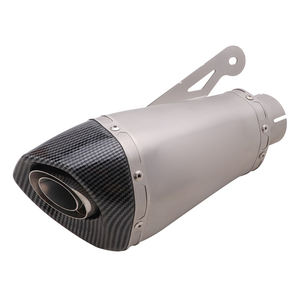 Motorrad 60mm Modifizieren Sie Auspuffrohr systeme für BMW S1000RR S1000R 2010 2011 2012 2013 2014 2015 2016 Racing Escape Moto Schall dämpfer - Product Image 1