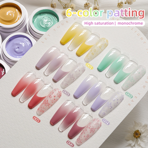 <span class=keywords><strong>Kit</strong></span> de manucure professionnel pour salon, gel à ongles longue durée, style français, résine, <span class=keywords><strong>poudre</strong></span> de nail art, LED pour DIY et salon - Product Image 2