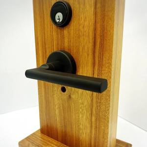 Juego de Cerradura de Puerta con Manija Negra Mate, Cilindro de Aleación de Zinc Sólido con Cerradura de Seguridad para Puerta Interior de Privacidad - Product Image 5