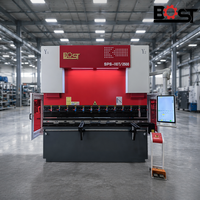 Presse plieuse CNC industrielle BOST Factory 110T, machine de pliage hydraulique pour la production de portes et d'armoires métalliques