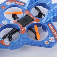 Vente directe usine – Avion télécommandé électrique prêt à l'emploi pour intérieur, 4 canaux, en mousse EVA, jouet pour enfants avec éclairage coloré, certifié CE EN71