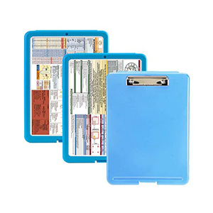 Portapapeles Plegable de Plástico y Aluminio A4 A5, Portapapeles de Enfermería Plegable con Adhesivo de Guía de Referencia Médica - Product Image 1