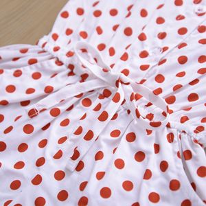 Ropa Infantil al por Mayor, Vestido de Niña con Estampado de Lunares y Leggings, Diseños para el Verano - Product Image 4