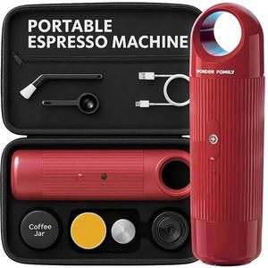 Machine à café automatique portable Mini pour les voyages et le camping Capacité de 80 ml Compatible avec les grains et les <span class=keywords><strong>dosettes</strong></span> Outils de barista - Product Image 3