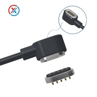 Conector Magnético de Fabricante, Paso de 2.0 mm, Carga Magnética con Resorte, Cable Conector de 10 Pines