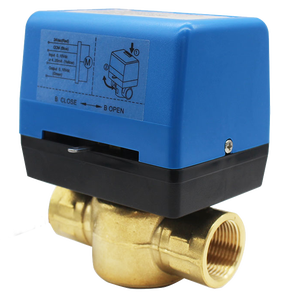 Válvula de control moduladora motorizada Hotowell, válvula de latón para <span class=keywords><strong>aire</strong></span> acondicionado central - Product Image 1