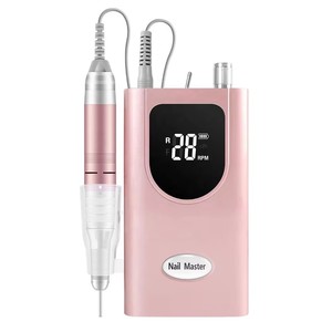 Professional Rechargeable <b>Nail</b> Drill Machine 35000RPM Cordless Portable <b>Nail</b> Drill Rechargeable with Hook - Product Image 2