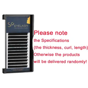 SP Volume des cils 0.05 0.07mm Extensions de cils faciles à éventer Faux vison Flare Ventilateur facile Fournitures d'extension de cils professionnelles