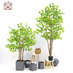 Arbre d'érable artificiel Dream Castle, 100-200 cm, plante décorative d'intérieur sur pied, style minimaliste - Product Image 5