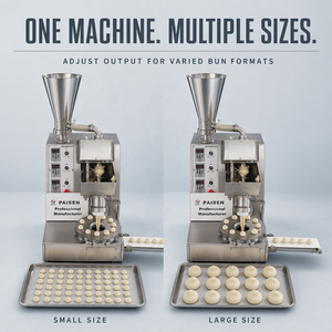 Machine automatique à vapeur pour la fabrication de petits pains farcis 110v, Dim Sum, Dimsum, <span class=keywords><strong>Momo</strong></span>, Xiaolongbao, Baozi, Xiao Long Bao, machine à farcir pour hôtel - Product Image 3