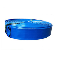 Tuyau plat flexible en PVC pour l'irrigation agricole, de 1, 2, 3, 4, 6, 8, 10 et 12 pouces, pour pompe à eau