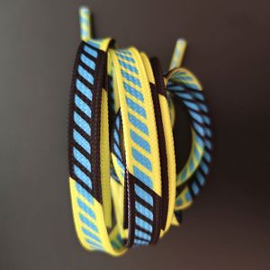 Custom Sublimation Printed Shoes Lace Flat Polyester Shoelaces for Sneakers and Shoes - Product Image 2