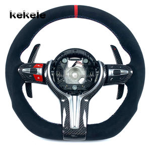 Volante Deportivo M Sports en Cuero Suede para <span class=keywords><strong>BMW</strong></span> F30 F10 F12 F15 F36 F20 F22 F25 F32 F35 F34 F80 F85 M3 M5 E70 E90 - Product Image 1