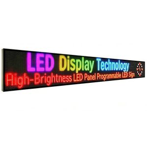 Affichage de texte dynamique à LED, matrice de points, panneau lumineux commercial long, affichage de texte dynamique à LED, barre matricielle, panneau lumineux commercial - Product Image 1