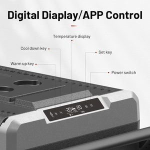 Alpicool Vente en gros Réfrigérateur-congélateur portable à énergie solaire durable à grandes roues 40l 50l 60l pour le <span class=keywords><strong>camping</strong></span> en plein air - Product Image 4