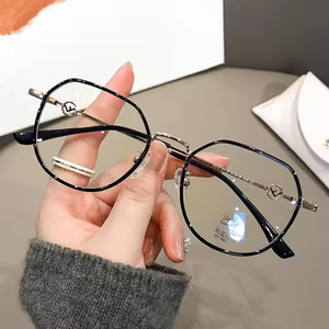 <span class=keywords><strong>Lunettes</strong></span> anti-lumière bleue rétro marron <span class=keywords><strong>de</strong></span> haute qualité et bon marché, unisexes, mode, pour ordinateur - Product Image 2