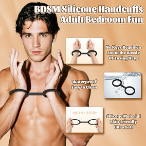 Наручники для взрослых, секс-игрушка, БДСМ-фиксаторы для рук, SM-игрушки для женщин и пар, эротические игры для взрослых, секс-игрушки для фиксации на кровати, БДСМ-игрушки - Product Image 5