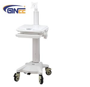 Ginee Medical Chariot mobile réglable de haute qualité avec tiroirs 4 roues pour utilisation en clinique hospitalière - Product Image 2