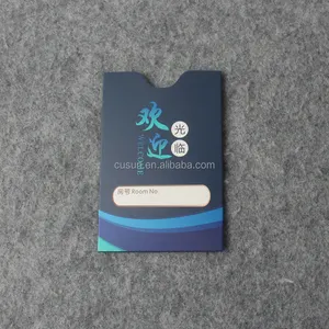 Hotel Suppliers Custom Room Key Card Envelope Business Key card Holders