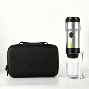 Direct Factory Travel Capsule <b>Coffee</b> <b>Machine</b> with DC Charging Port Electric Espresso Maker Storage Case for Adventure Camping - Product Image 1