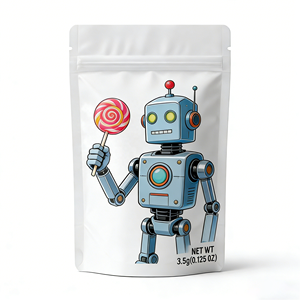 Buste Composite in <span class=keywords><strong>Mylar</strong></span> Piatte da 3,5g, Sacchetti Flessibili in Plastica per Alimenti, Buste Antiodore con Chiusura a Zip in Alluminio per Erbe - Product Image 2