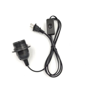 Hagood 1.8m cáp điện dẫn bóng đèn ổ cắm E27 mặt dây đèn chủ với euus cắm & 303 chuyển đổi vít phong cách hộ gia đình treo đèn - Product Image 3