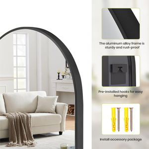 Tùy chỉnh bán buôn giữa thế kỷ gương nhà sang trọng ngang nhà tường gương - Product Image 2