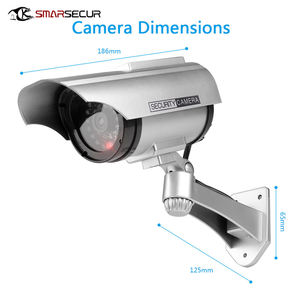 04CCTV SMARSECUR <b>Security</b> Cheap Solar Indoor/Outdoor Waterproof <b>Security</b> Solar <b>CCTV</b> Dummy <b>Camera</b> - Product Image 5